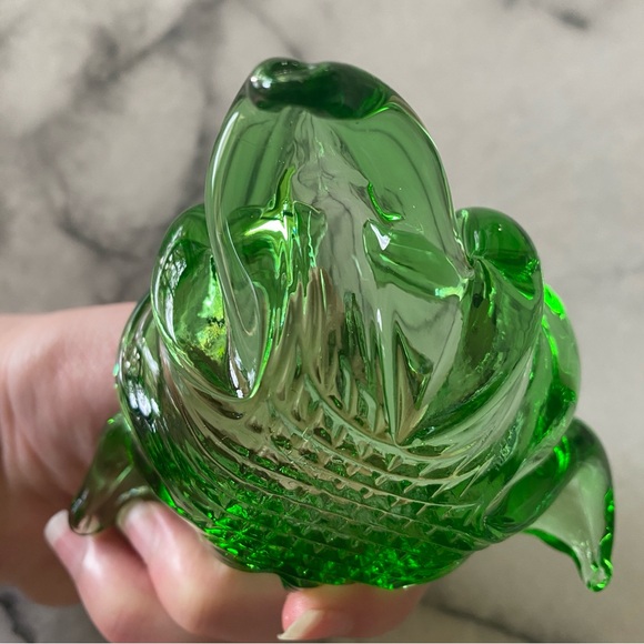 Vintage Mid-Century Emerald Green Glass - Picture 8 of 8